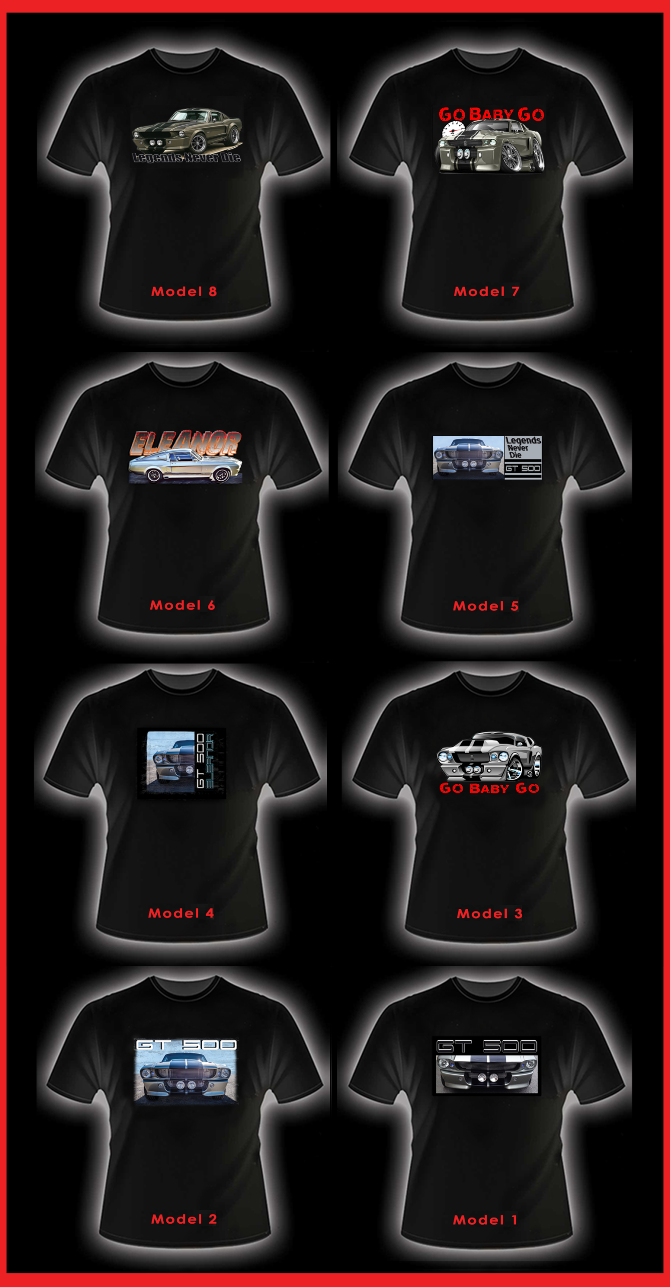 Eleanor World Registry Club T-shirts (various models)